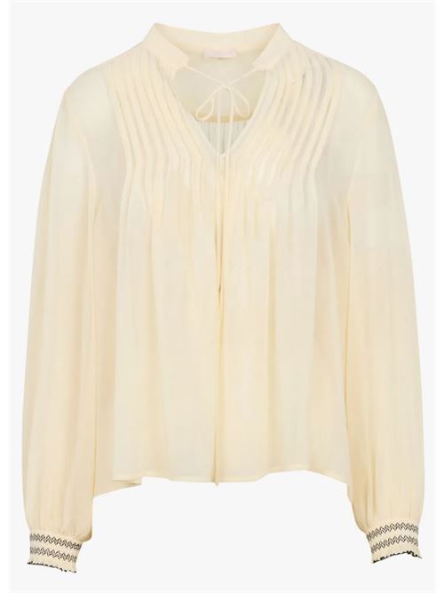 Transparent pleated blouse Liu Jo | MA4348TS191.20304